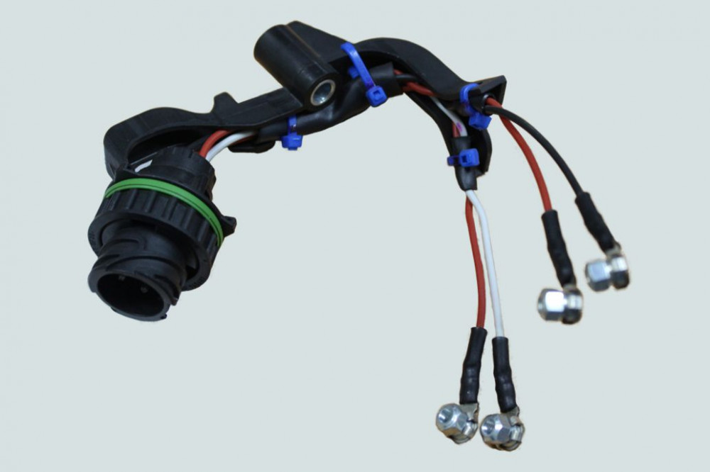 фото жгут проводов на 2 форсунки в сборе с разъемами (1/2,3/4 цил.)(isf 3.8) 5622323 5289407 4943169 5260364 
